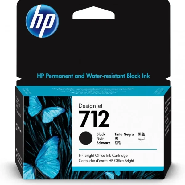 Tinteiro HP 712 38-ML BLACK DESIGNJET INK CARTRIDGE