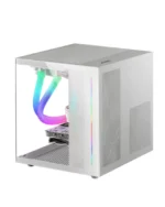 Caixa Micro-Atx MARS GAMING Frameless Vicro Temperado Water Cooling Branca - Image 3