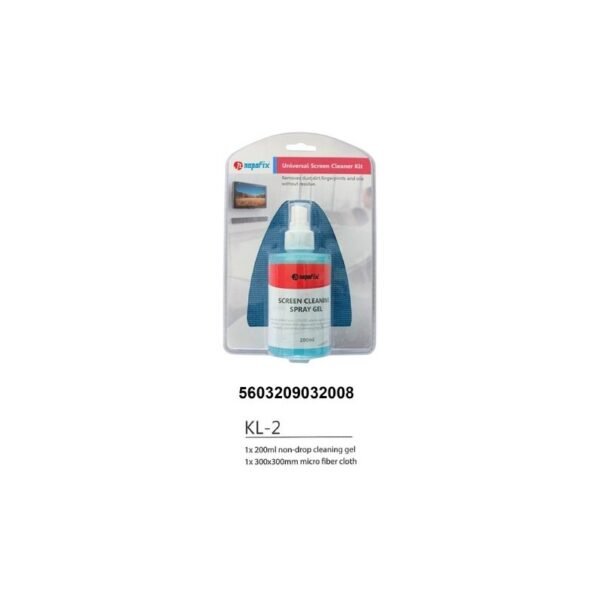 Kit Limpeza Napofix p/ Ecrã (200ml+Pano)