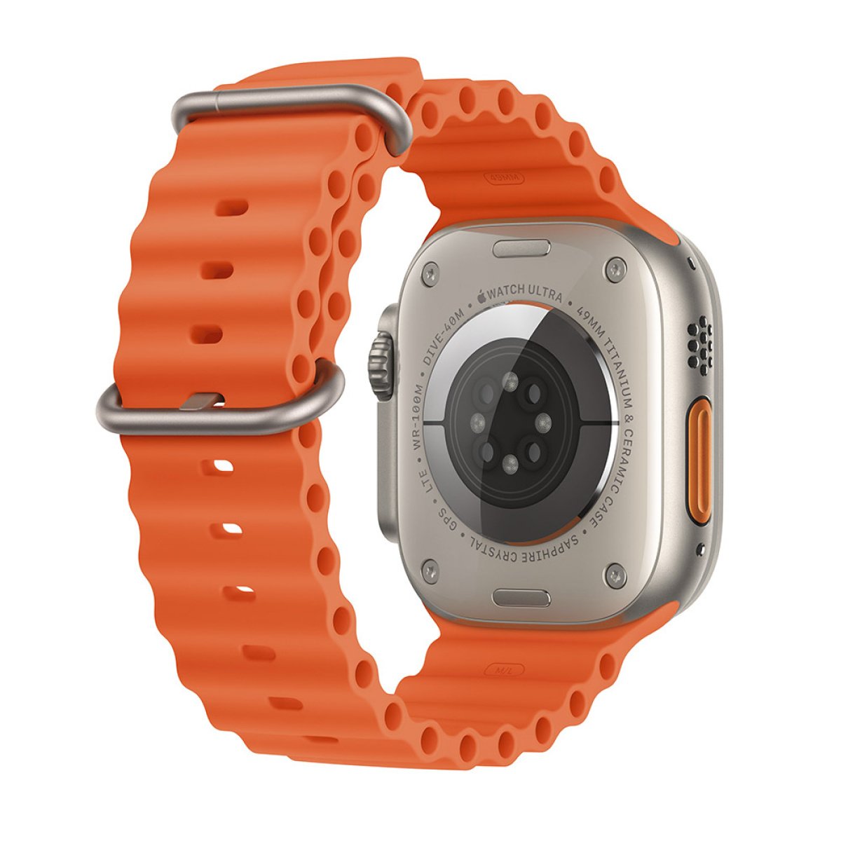 Apple Watch Ultra 2 GPS + Cellular 49mm Titânio Ocean Band Laranja - Image 2
