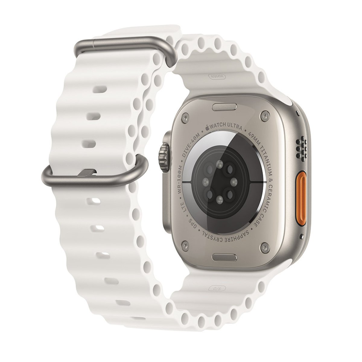 Apple Watch Ultra 2 GPS + Cellular 49mm Titânio Ocean Band Branca - Image 3