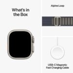 Apple Watch Ultra 2 GPS + Cellular 49mm Titânio Alpine Azul-Medium - Image 3