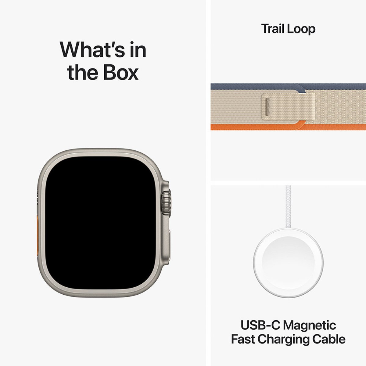 Apple Watch Ultra 2 GPS + Cellular 49mm Titânio Trail Laranja/Bege-Medium/Large - Image 3