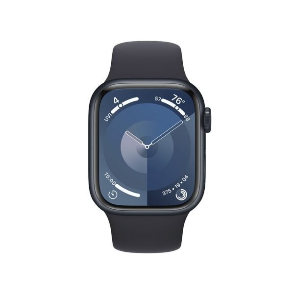 Apple Watch Series 9 GPS 41mm Alumínio Meia-Noite c/ Bracelete Desportiva Meia-Noite-S/M