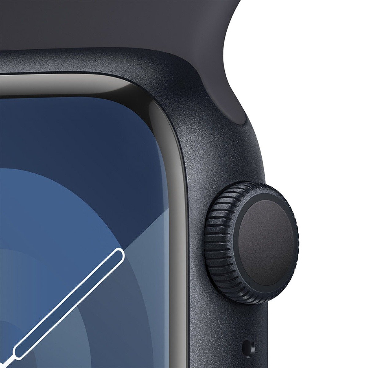 Apple Watch Series 9 GPS 41mm Alumínio Meia-Noite c/ Bracelete Desportiva Meia-Noite-S/M - Image 2