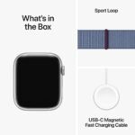 Apple Watch Series 9 GPS 45mm Alumínio Prateado c/ Loop Desportiva Azul Inverno - Image 4