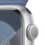 Apple Watch Series 9 GPS 45mm Alumínio Prateado c/ Loop Desportiva Azul Inverno - Image 2