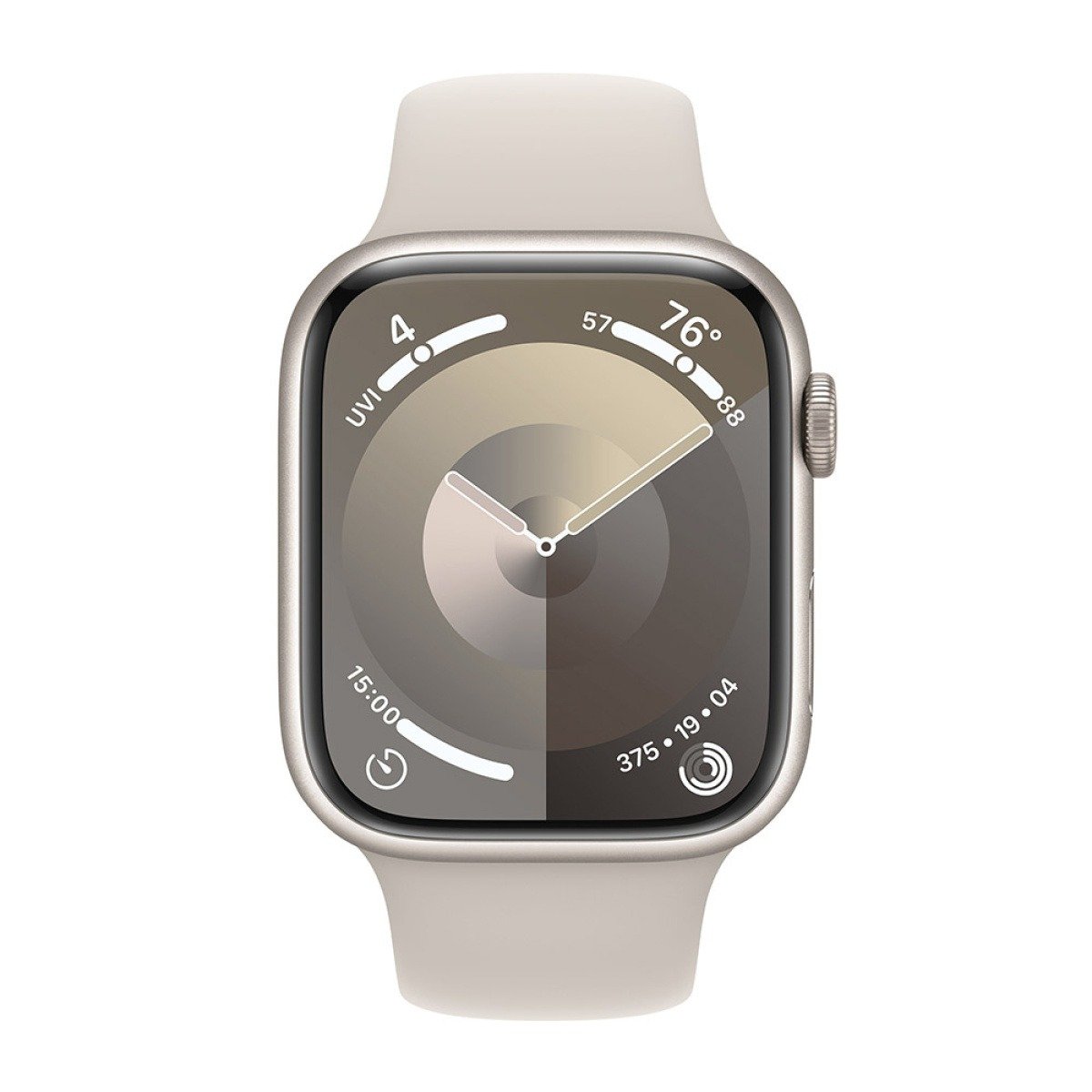 Apple Watch Series 9 GPS + Cellular 45mm Alumínio Luz das Estrelas c/ Bracelete Desportiva Luz das Estrelas - M/L - Image 1