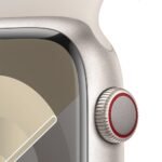 Apple Watch Series 9 GPS + Cellular 45mm Alumínio Luz das Estrelas c/ Bracelete Desportiva Luz das Estrelas - M/L - Image 2