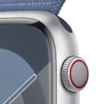Apple Watch Series 9 GPS + Cellular 45mm Alumínio Prateado c/ Loop Desportiva Azul Inverno - Image 2