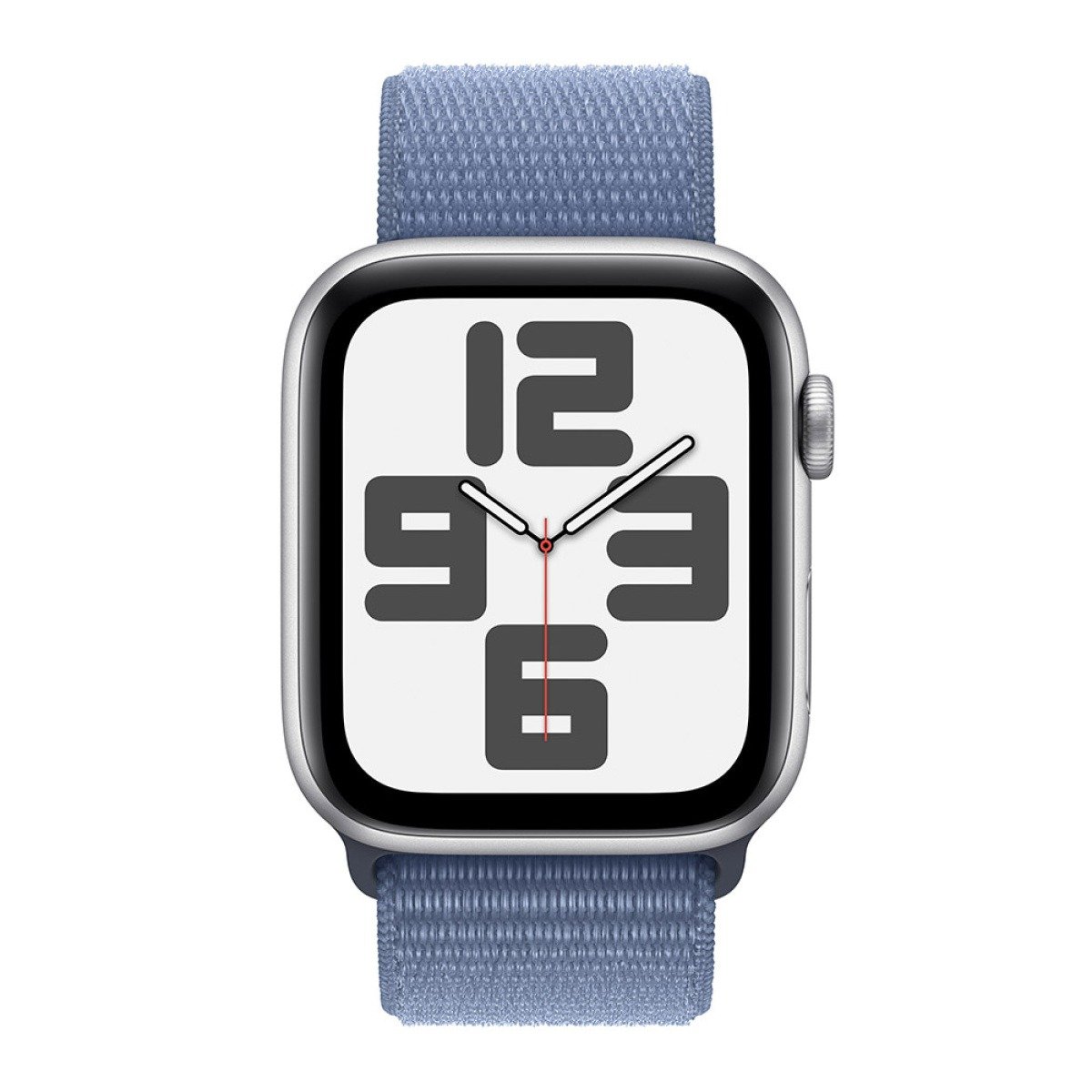 Apple Watch SE (2023) GPS 44mm Alumínio Prateado c/ Loop Desportiva Azul Inverno - Image 1