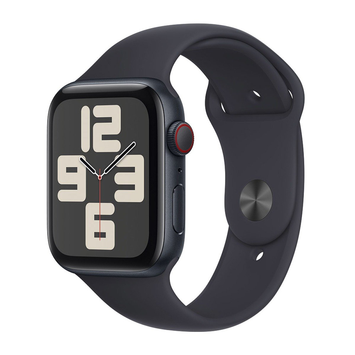 Apple Watch SE (2023) GPS+Cellular 44mm Alumínio Meia-Noite c/ Bracelete Desportiva Meia-Noite - S/M - Image 3