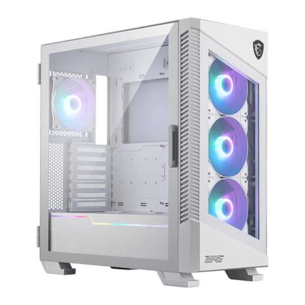 Caixa ATX MSI MPG VELOX 100R ARGB Tempered Glass Branca
