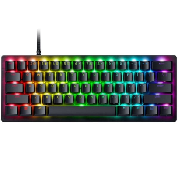 Teclado Mecânico Razer Huntsman V3 Pro Mini 60% RGB Analog Optical Switches Gen-2 US Preto