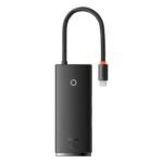 Hub USB-C Baseus Lite 6-em-1 4K 30Hz Preto