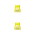 Nanocable Cabo de Rede RJ45 LSZH Cat.6A UTP AWG24 1m Amarelo - Image 2