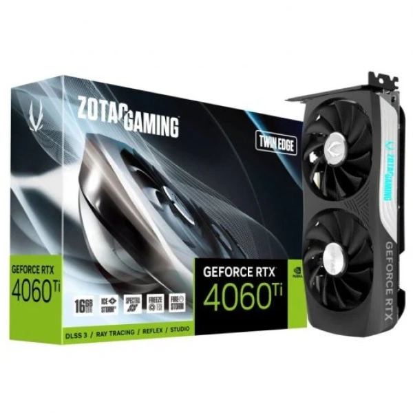 Placa Gráfica Zotac Gaming GeForce RTX 4060 Ti TWIN EDGE 16GB GDDR6 DLSS3
