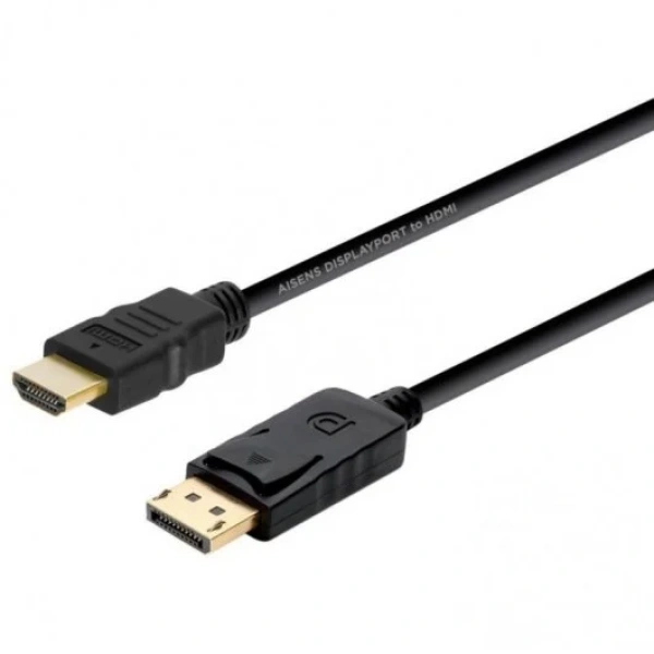 Cabo DisplayPort a HDMI Aisens Macho/Macho 2m Negro