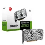 Placa Gráfica MSI GeForce RTX 4060 VENTUS 2X WHITE OC 8GB GDDR6 DLSS3