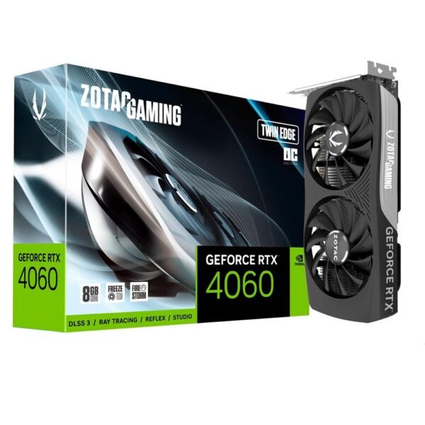 Placa Gráfica Zotac Gaming GeForce RTX 4060 Twin Edge 8GB GDDR6 OC DLSS3
