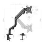 Contrapeso para Monitor/TV Aisens DT32TSR-139 Suporte de Secretária 17”-32” VESA - Image 3