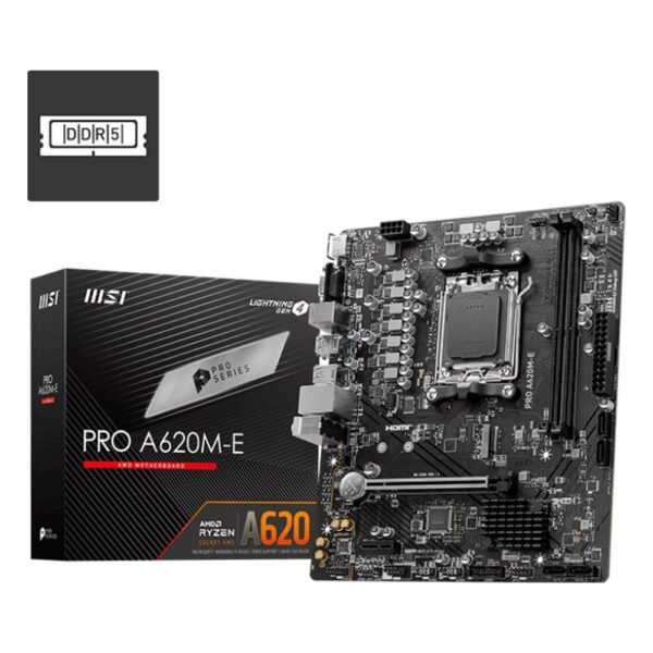 Motherboard Micro-ATX MSI Pro A620M-E Skt AM5