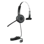 Headset Lenovo 100 Mono USB Preto
