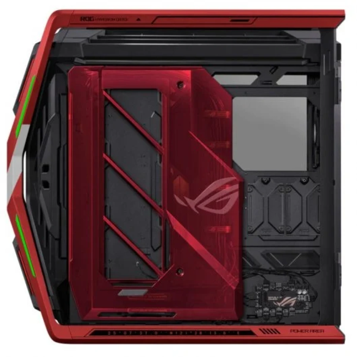 Caixa ASUS GR701 ROG HYPERION EVA-02 Edition Vidro Temperado USB-C ARGB E-ATX Vermelha - Image 3