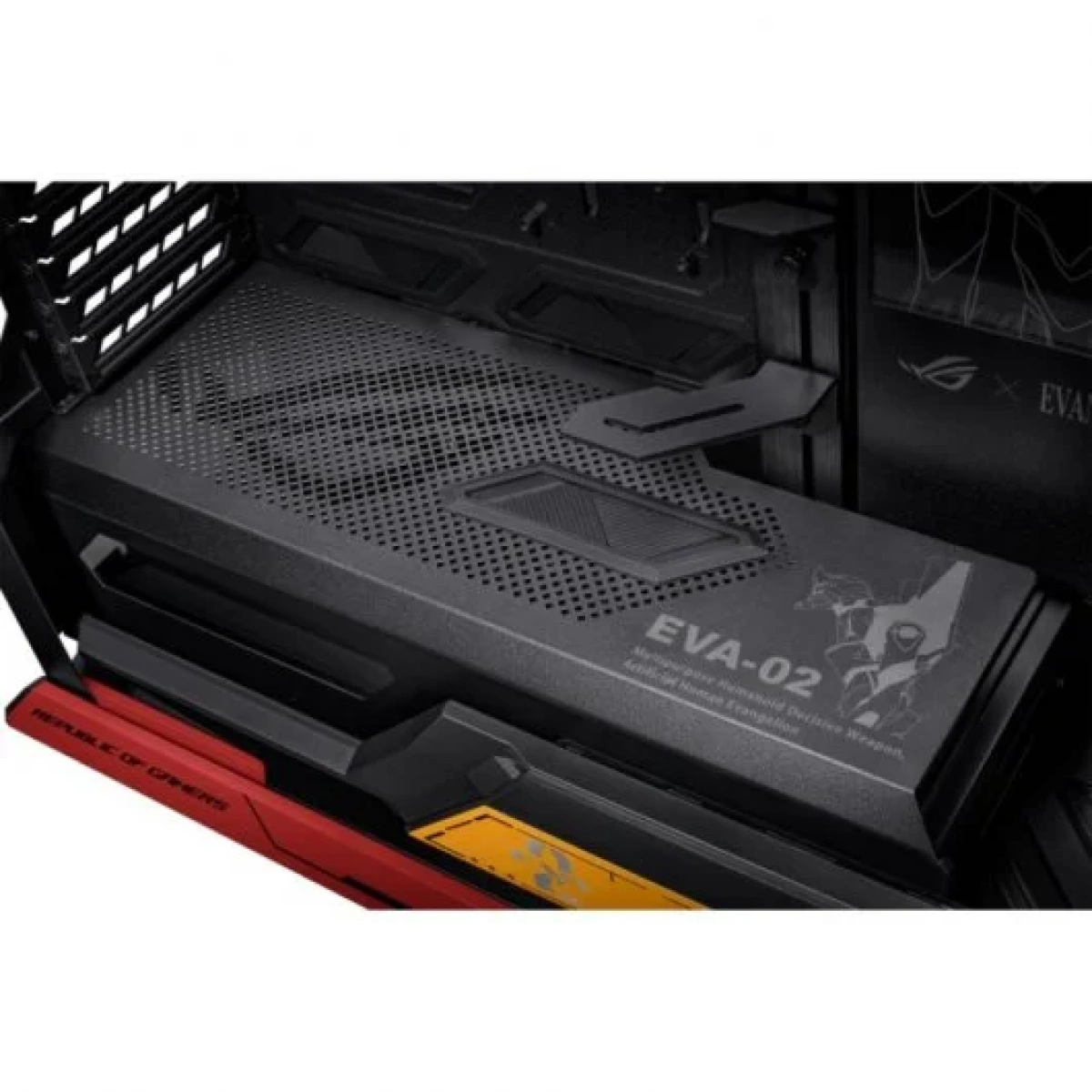Caixa ASUS GR701 ROG HYPERION EVA-02 Edition Vidro Temperado USB-C ARGB E-ATX Vermelha - Image 5