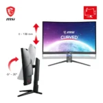 Monitor Curvo MSI 27" MAG 275CQRF QD VA WQHD 170Hz 1ms FreeSync Premium - Image 2