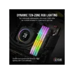 Memória Ram Corsair Vengeance RGB DDR5 6200MHz 64GB 4x16GB CL32 - Image 2
