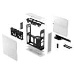 Caixa Fractal Design Ridge Mini-ITX USB 3.0 com Riser PCIe 4.0 Branca - Image 3