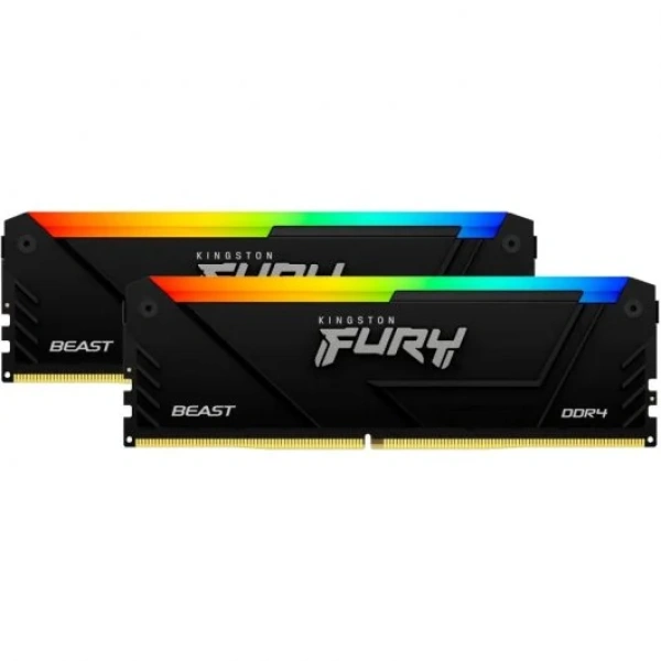Memoria Ram Kingston FURY Beast RGB DDR4 3200MHz 16GB 2x8GB CL16