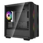 Caixa DeepCool CC360 ARGB Micro-ATX Vidro Temperado Preta - Image 2