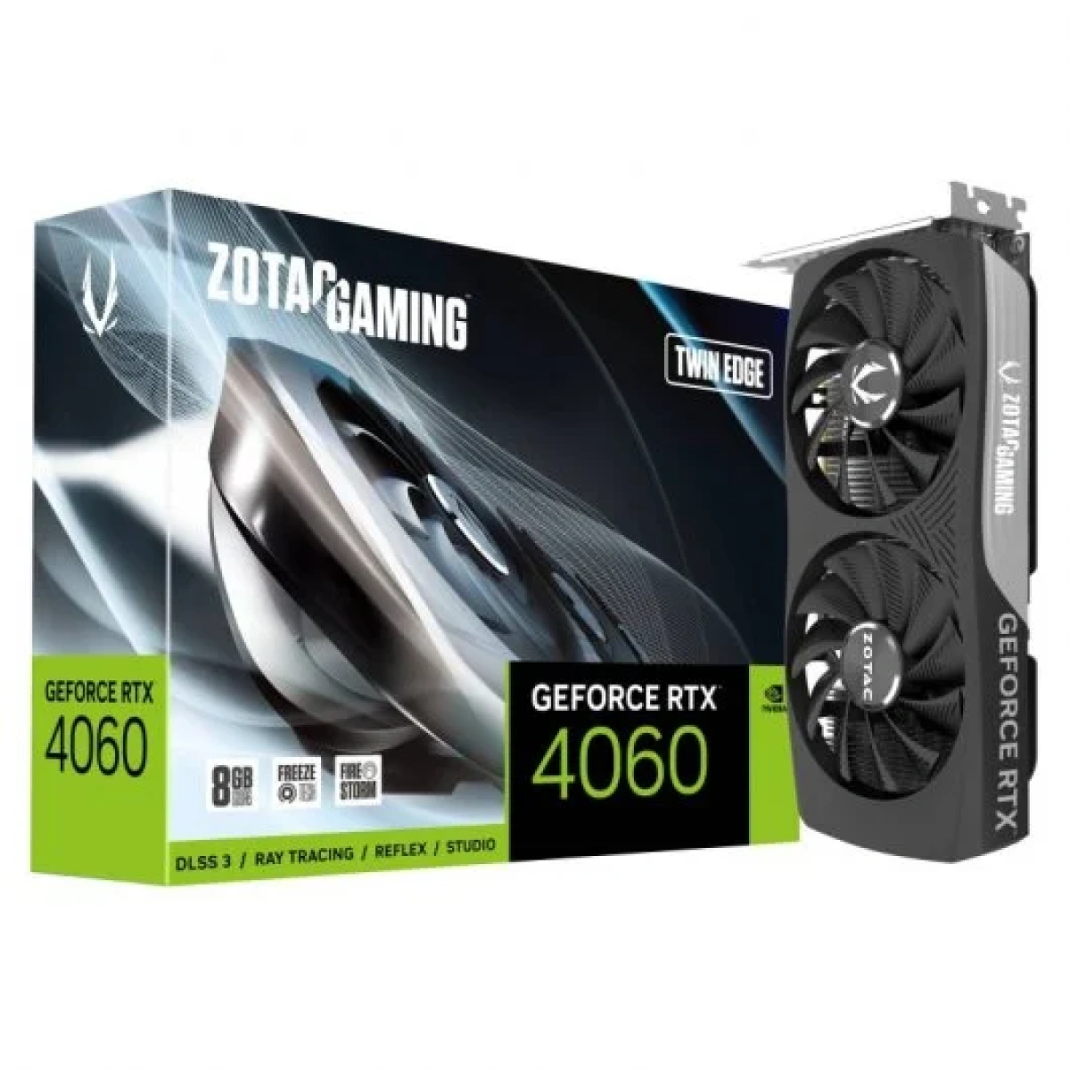 Placa Gráfica Zotac Gaming GeForce RTX 4060 Twin Edge 8GB GDDR6 DLSS3 - Image 1