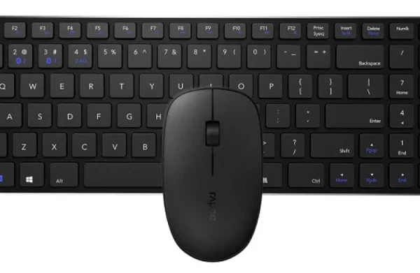 Bundle RAPOO Teclado e Rato 9300M BT/Wireless Ultra-slim, Black, Nano USB