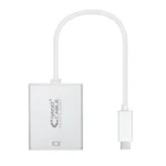 ADAPTADOR NANOCABLE USB-C M > VGA F 10 CM ALUMINIO