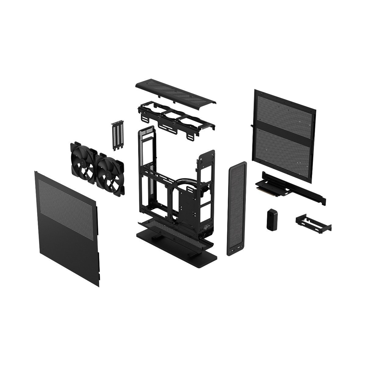 Caixa Mini-ITX Fractal Design Ridge (Riser PCIe 4.0) Preta - Image 4