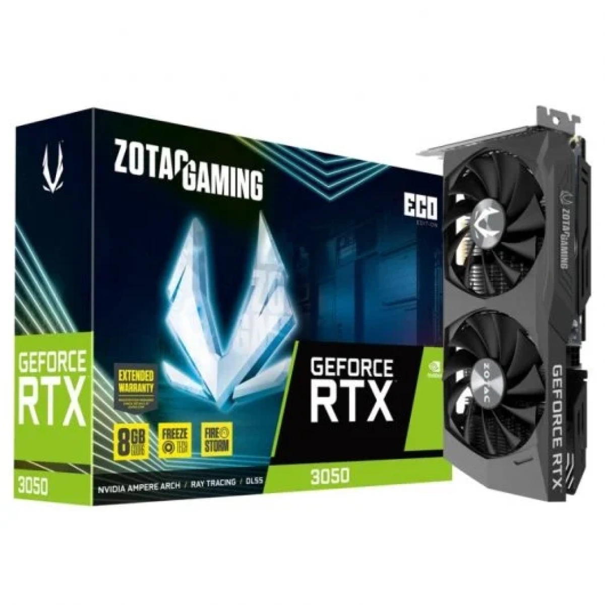 Placa Gráfica Zotac Gaming GeForce RTX 3050 ECO 8GB GDDR6 - Image 1