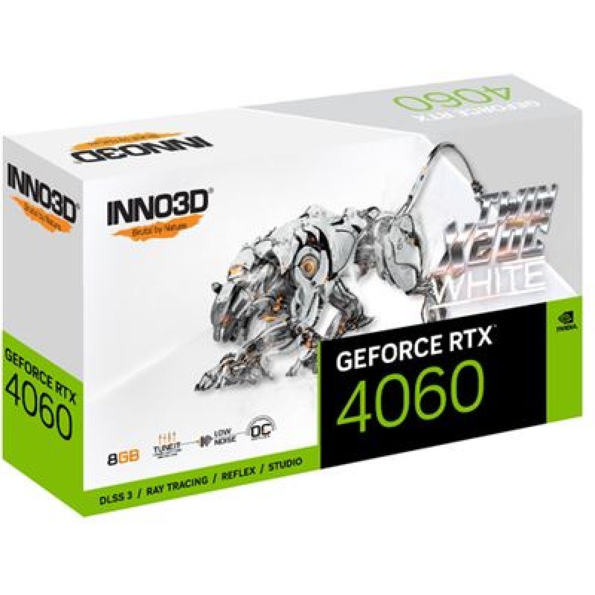 Placa Gráfica INNO3D GEFORCE RTX 4060 TWIN X2 OC 8GB GDDR6 BRANCO - Image 2