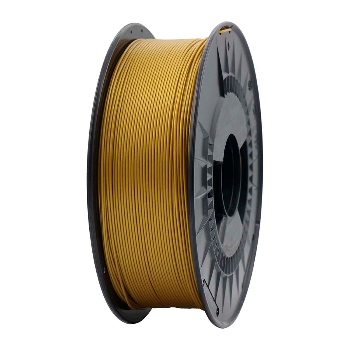 Filamento de Impressão 3D em PLA 1,75mm Bobina 1Kg Ouro - Image 1