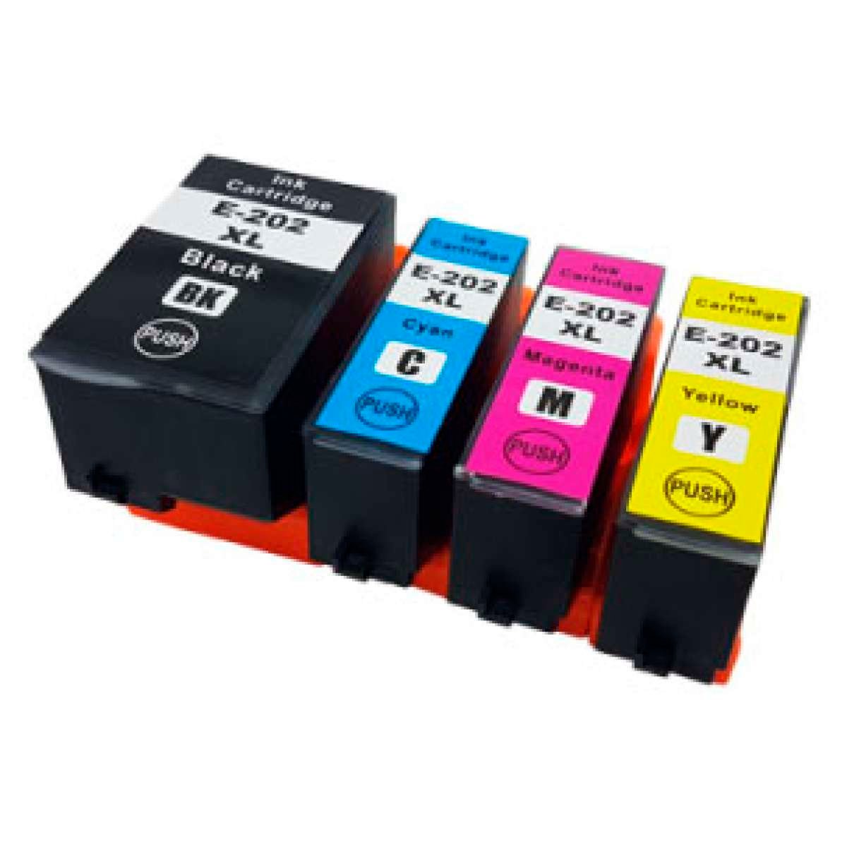 Conjunto 4 Tinteiros Epson 202 XL Compatíveis - Image 1
