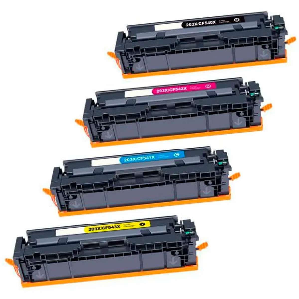 Pack 4 Toners HP 203A / 203X Compatíveis - Image 1