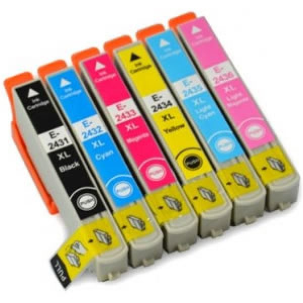 Conjunto 6 Tinteiros Epson 24 XL - ref. T2431/2/3/4/5/6