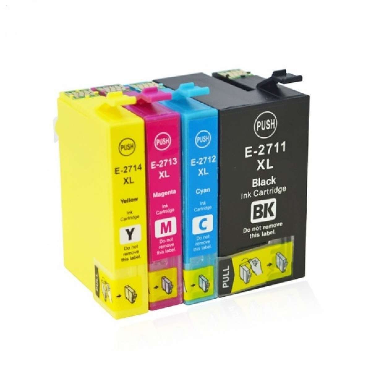 Conjunto 4 Tinteiros Epson 27 XL Compatíveis - Image 1