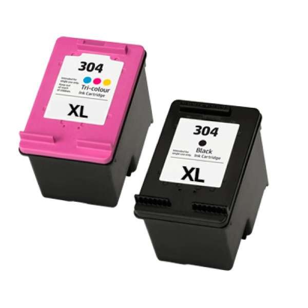 Conjunto 2 Tinteiros Reciclados HP 304 XL