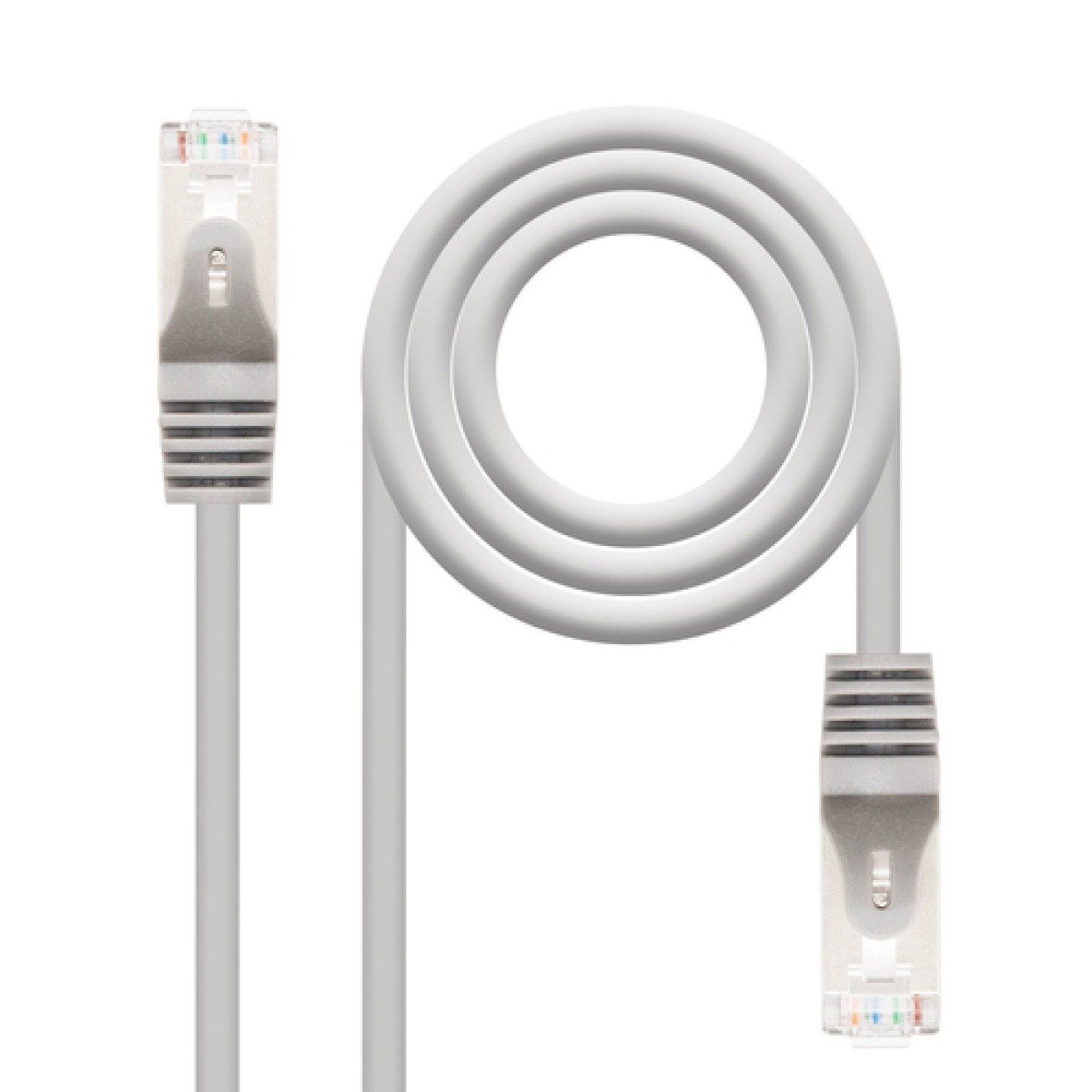 Cabo de rede Nanocable 5m Cat6e  Cinza F/UTP (FTP) - Image 1