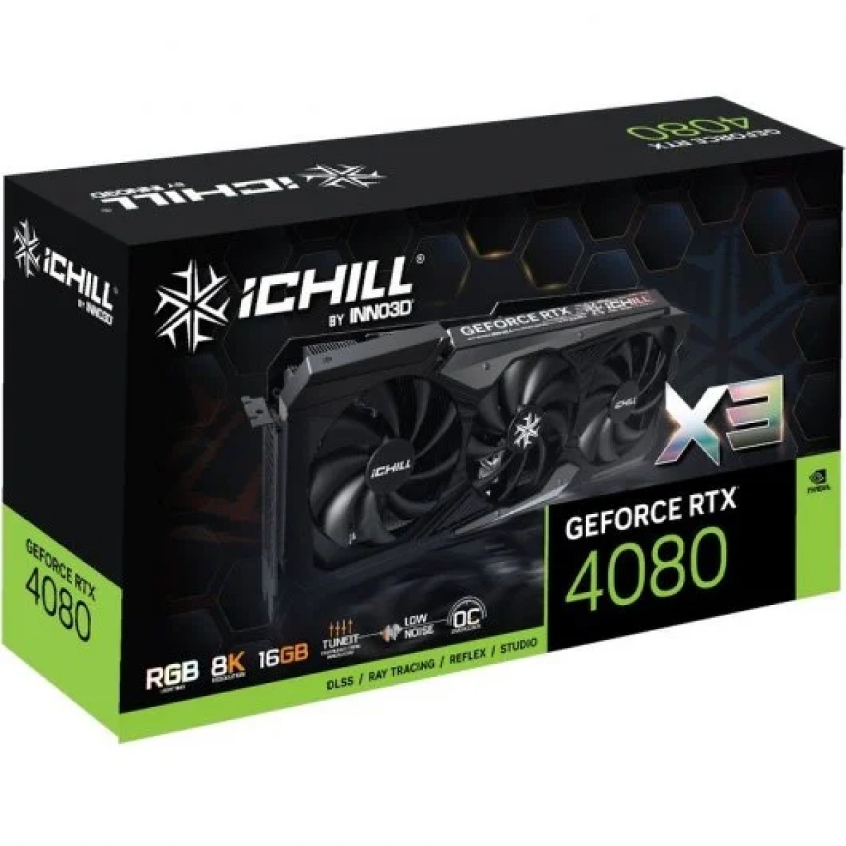 Placa Gráfica Inno3D NVIDIA GeForce RTX 4080 ICHILL X3 16GB GDDR6X - Image 3