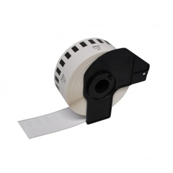 Etiquetas Compativeis Brother DK22210 Branca - 29mm x 30.48 metros Contínua Papel térmico