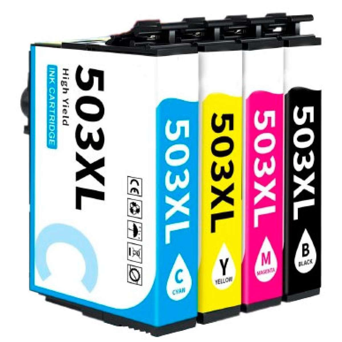 Conjunto 4 Tinteiros Epson 503 XL Compatíveis - Image 1